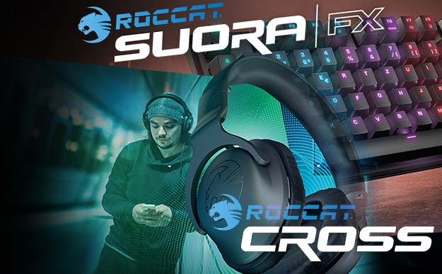 Upoznajte Roccat Cross gaming headset i Roccat Suora FX tipkovnicu | HCL.hr