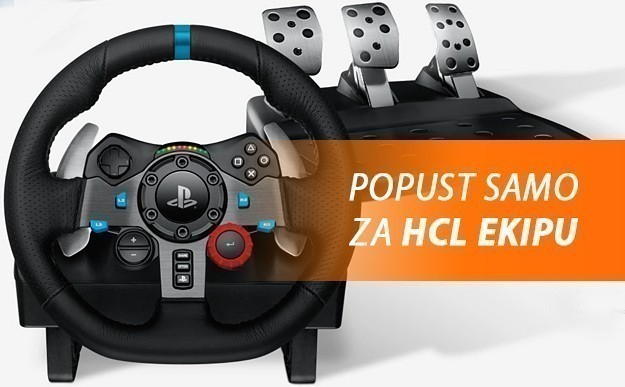 Nabavite odlični Logitech G29 volan na posebnom popustu samo za HCL ekipu |  HCL.hr